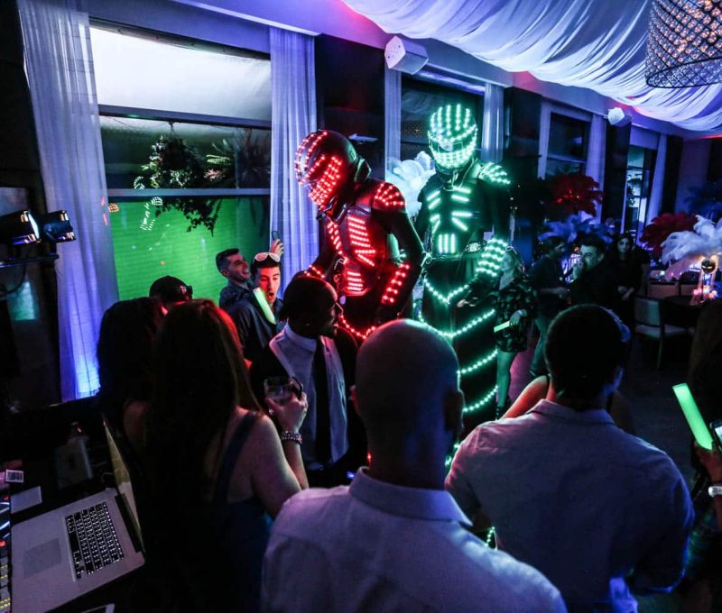 LED Robot Dancers for Hire