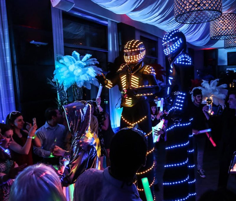 LED Robot Dancers for Hire