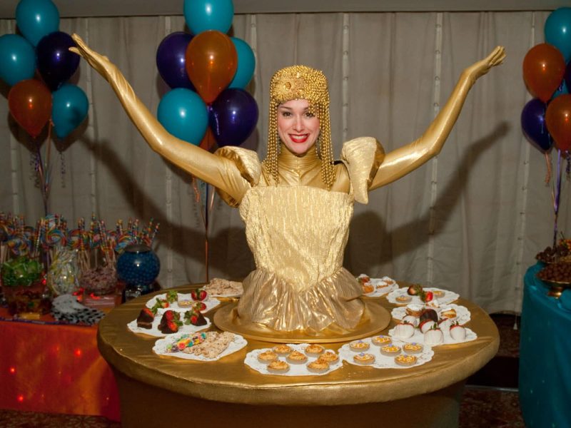 Strolling Table Servers for Hire