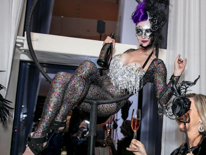 Champagne Aerialists for Hire